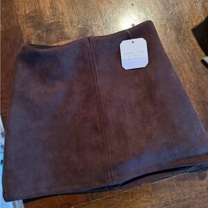 Altar’d State Bridgette Suede Mini Skort